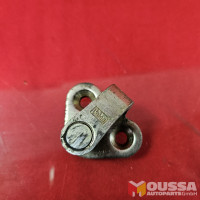 Door lock striker catch hatch