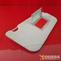 Sun visor with mirror