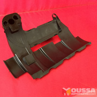 Oil sump restrictor baffle plate