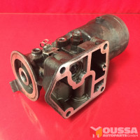 Oil filter housing console
