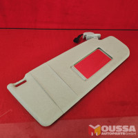 Sun visor with mirror