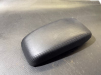 Leather center console arm rest lid cover