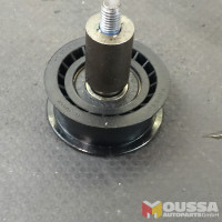 Tension roller clamping roller timing belt guide